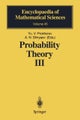 Probability Theory III