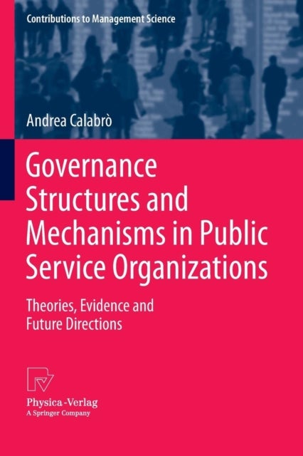 Governance Structures and Mechanisms in Public Service Organizations - Theories, Evidence and Future Directions