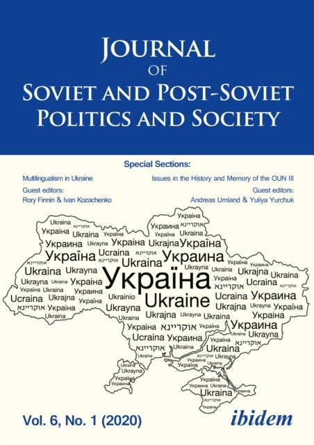 Journal of Soviet and Post¿Soviet Politics and S ¿ Volume 6, No. 1 (2020) - 2020/1