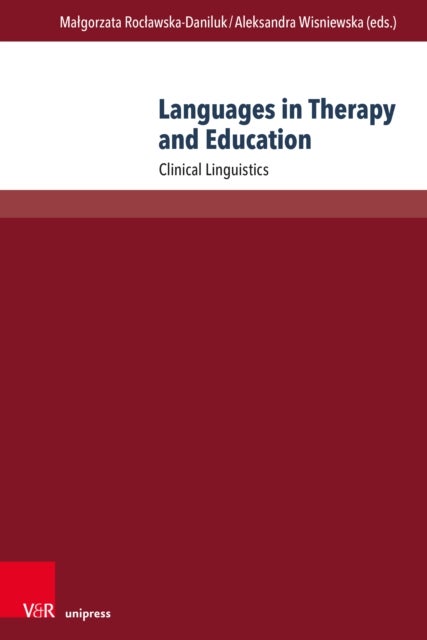 Languages in Therapy and Education - Clinical Linguistics