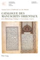 Catalogue Des Manuscrits Orientaux