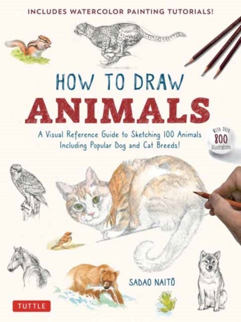 How to Draw Animals - A Visual Reference Guide to Sketching 100 Animals Including Popular Dog and Cat Breeds! (With over 800 illustrations)