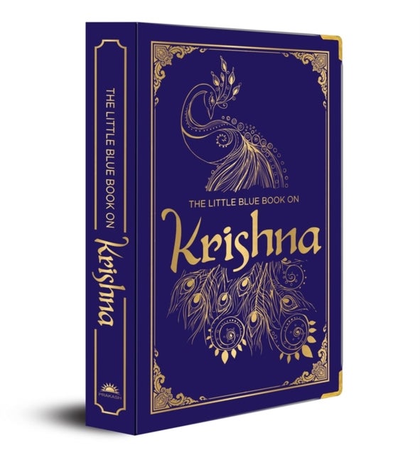 The Little Blue Book on Krishna - Deluxe Silk Hardbound