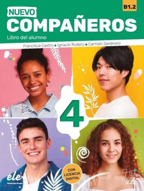 Nuevo Companeros 4 - Libro del alumno + licencia digital. B1.2 - Libro del alumno + licencia digital (B1.2)
