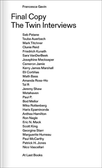 Final Copy - The Twin Interviews