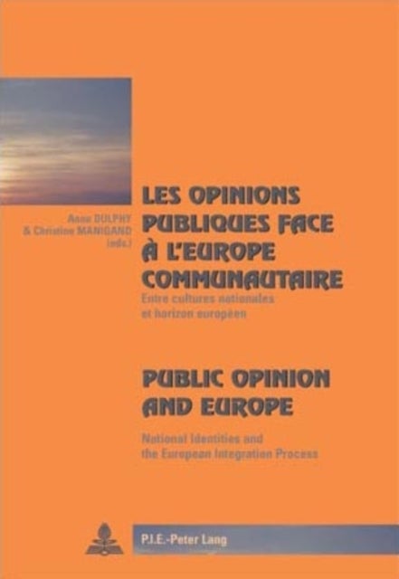 Les Opinions Publiques Face a L'europe Communautaire Public Opinion and Europe - Entre Cultures Nationales Et Horizon Europeen National Identities and the European Integration Process
