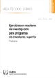 Ejercicios En Reactores De Investigacion Para Programas De Ensenanza Superior