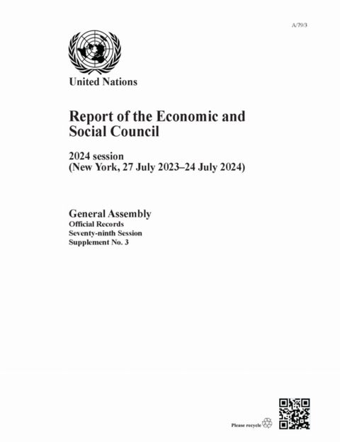 Report of the Economic and Social Council on Its 2024 Session
