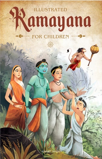 Illustrated Ramayana For Children - Black and White
