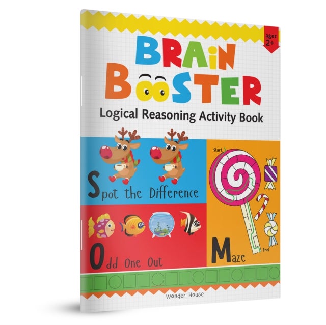 Preschool Activity Book Brain Booster - Logical Reasoning Activity Book for Kids - Logical Reasoning Activity Book For Kids