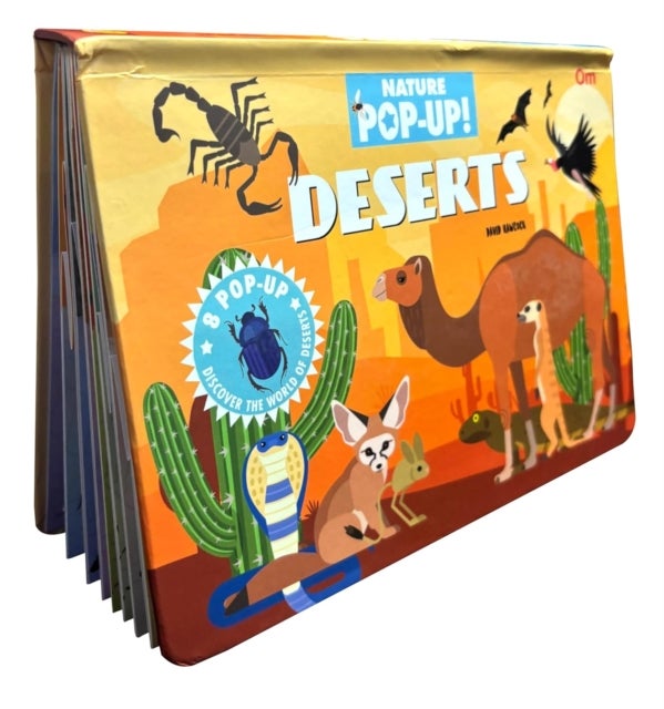 Pop Up Deserts Book for Kids - Amazing Animal Life, Habitat & Survival Skills