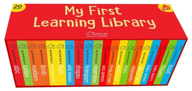 My First Learning Library Box Set 2 - Box Set of 20 Board Books for Children