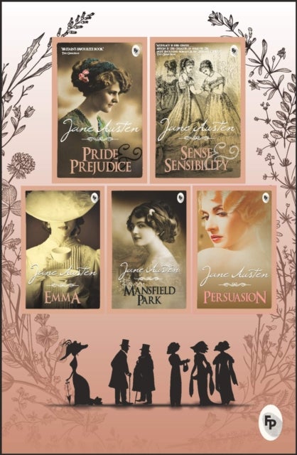 Greatest Works of Jane Austen - Set of 5 Books