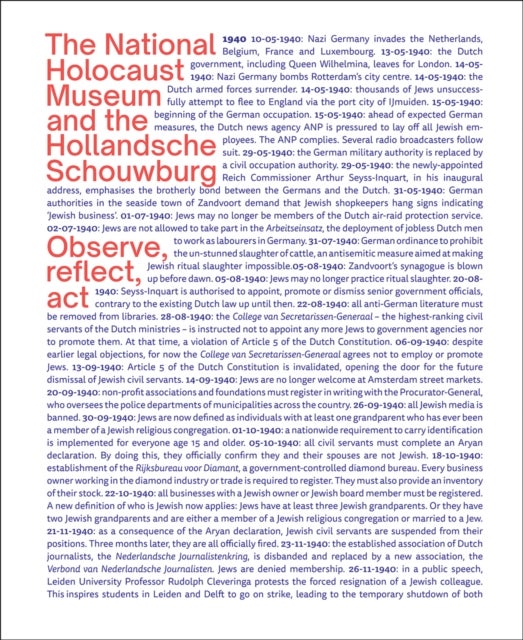 The National Holocaust Museum and the Hollandsche Schouwburg - Observe, reflect, act