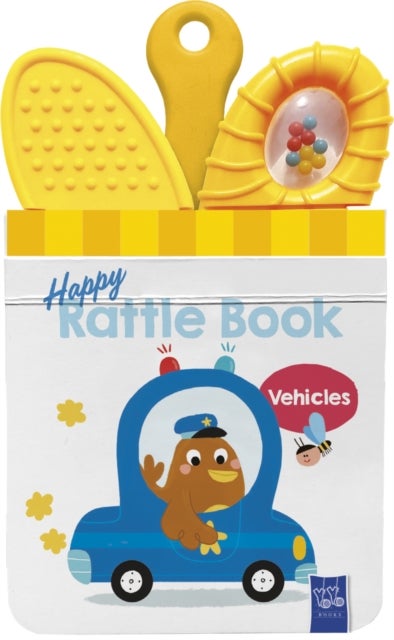 Happy Rattle Book - Vehicles