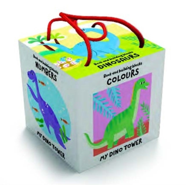 My Dino Tower (Book & Building Blocks)