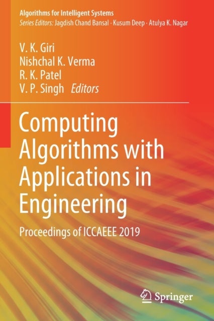 Computing Algorithms with Applications in Engineering - Proceedings of ICCAEEE 2019