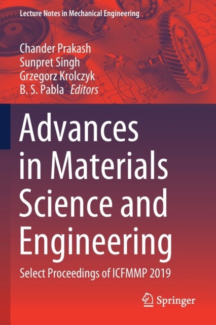Advances in Materials Science and Engineering - Select Proceedings of ICFMMP 2019