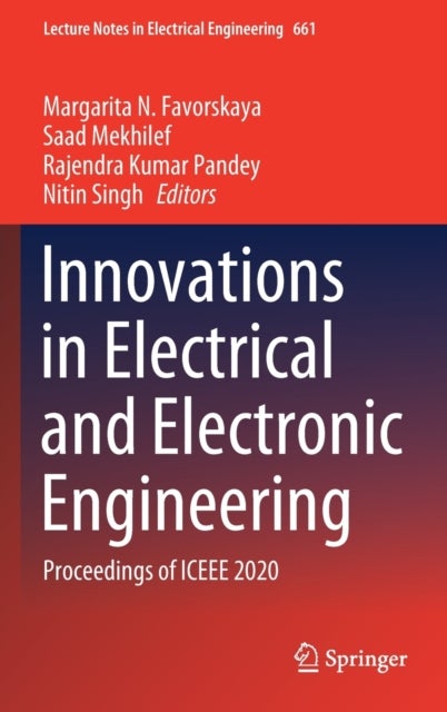 Innovations in Electrical and Electronic Engineering - Proceedings of ICEEE 2020