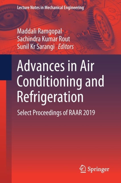 Advances in Air Conditioning and Refrigeration - Select Proceedings of RAAR 2019