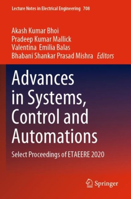 Advances in Systems, Control and Automations - Select Proceedings of ETAEERE 2020