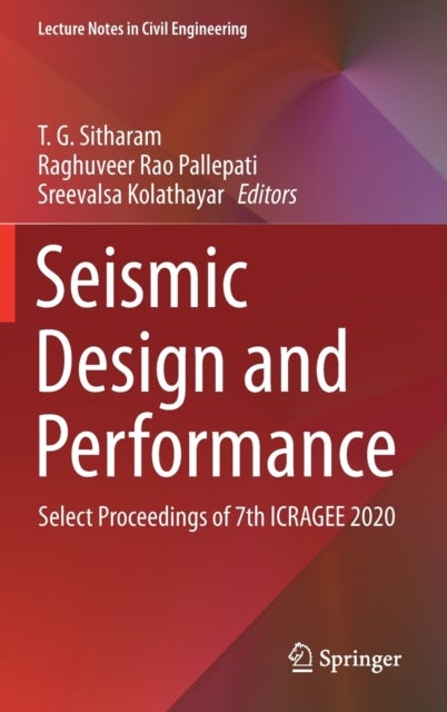 Seismic Design and Performance - Select Proceedings of 7th ICRAGEE 2020