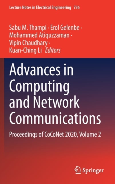 Advances in Computing and Network Communications - Proceedings of CoCoNet 2020, Volume 2