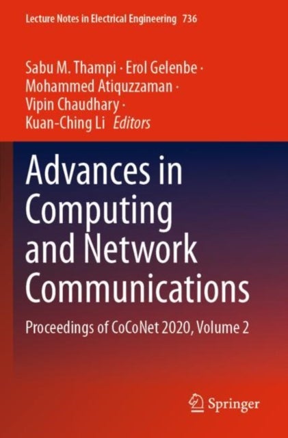 Advances in Computing and Network Communications - Proceedings of CoCoNet 2020, Volume 2