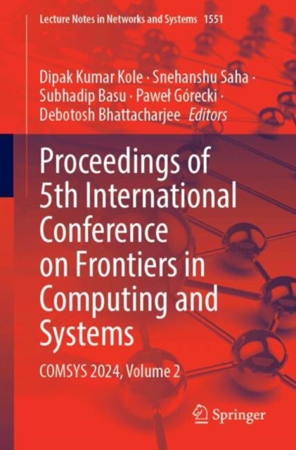 Proceedings of 5th International Conference on Frontiers in Computing and Systems - COMSYS 2024, Volume 2