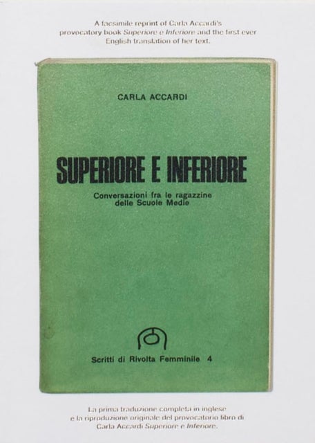 Superior and Inferior. Conversations among girls at middle school
