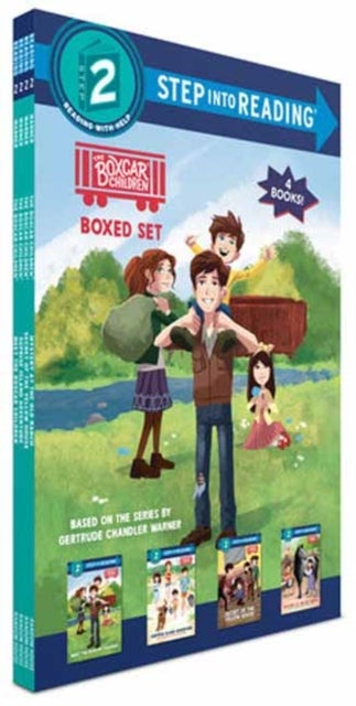 Boxcar Children Step into Reading Boxed Set #1 - Meet the Boxcar Children; Surprise Island Adventure; Secret of the Yellow House;and Mystery at the Old Ranch
