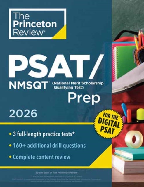 Princeton Review PSAT/NMSQT Prep, 2026 - 3 Practice Tests + Review + Online Tools for the Digital PSAT