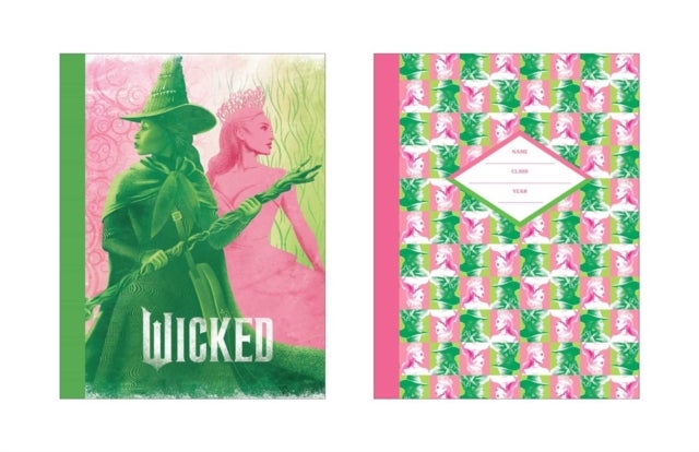Wicked Pink & Green Composition Notebook Set (Set of 2)