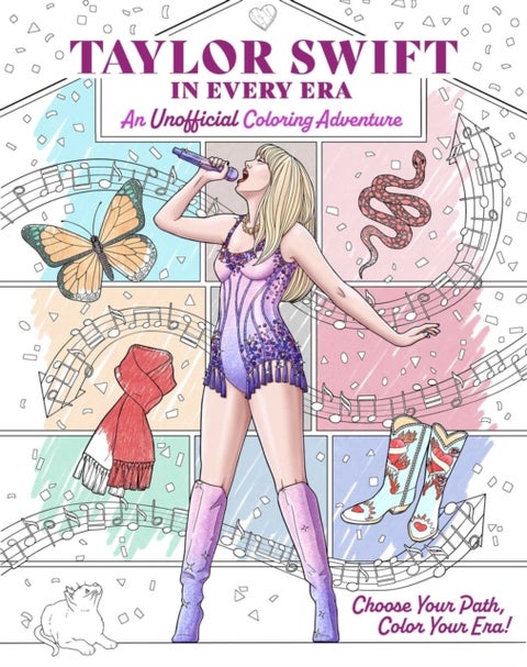 Taylor Swift in Every Era - An Unofficial Coloring Adventure