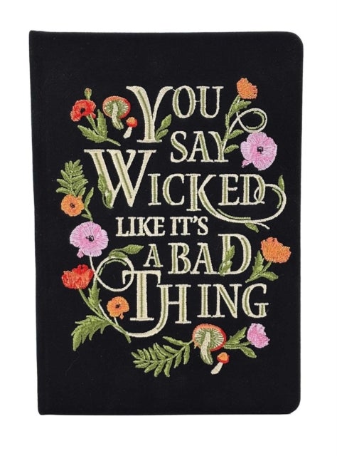 Wicked Embroidered Journal