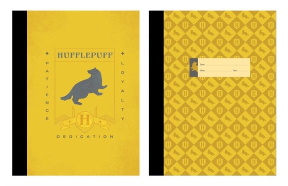 Harry Potter: Hufflepuff Composition Notebook Set (Set of 2)