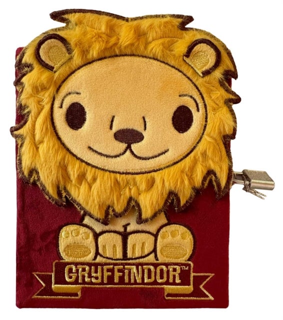 Harry Potter: Gryffindor Plush Lock & Key Diary