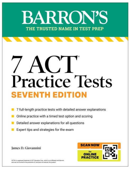 7 ACT Practice Tests, Seventh Edition + Online Practice (2026)