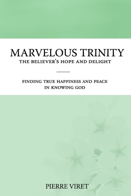 Marvelous Trinity, the Believer's Hope and Delight - Finding true happiness and peace in knowing God