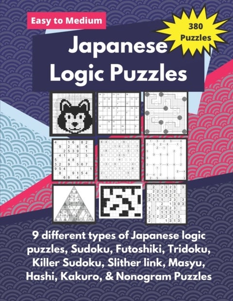 Japanese Logic Puzzles - Different types of logic puzzles (Sudoku, Futoshiki, Hashi, Nonogram and more!)