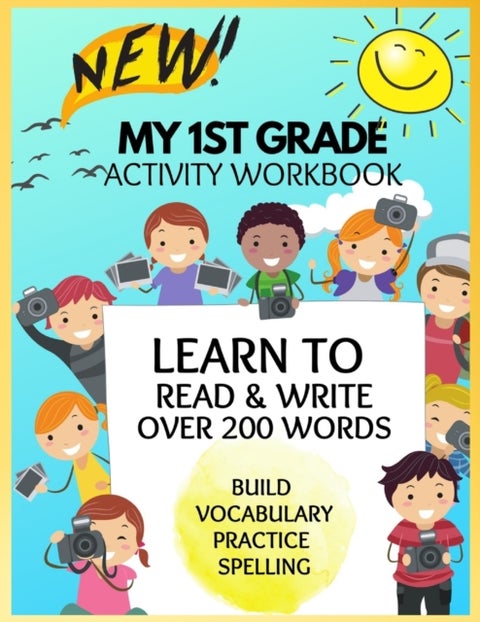 New 1st Grade Sight Words Activity Book - Learn to Read and Write Build Vocabulary Practice Spelling