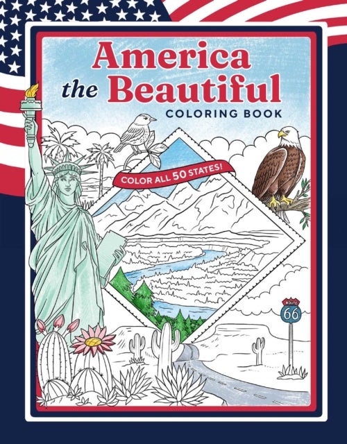 America the Beautiful Coloring Book - Color All 50 States!