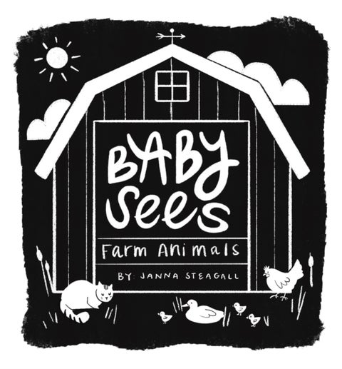 Baby Sees Farm Animals - A High-Contrast Board Book for Babies