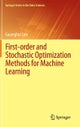 First-order and Stochastic Optimization Methods for Machine Learning