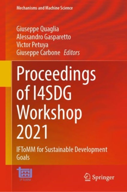 Proceedings of I4SDG Workshop 2021 - IFToMM for Sustainable Development Goals