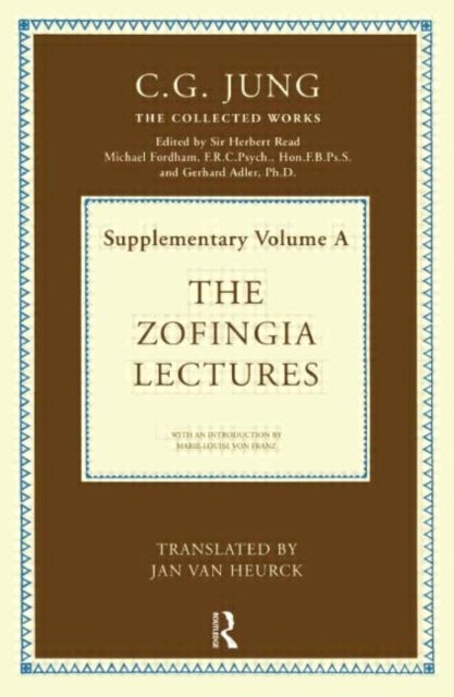 The Zofingia Lectures - Supplementary Volume A