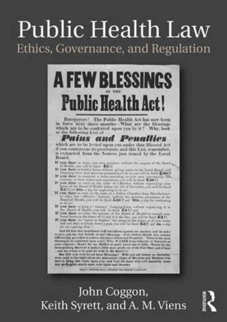 Public Health Law - Ethics, Governance, and Regulation