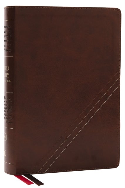 NKJV, Word Study Reference Bible, Leathersoft, Brown, Red Letter, Comfort Print - 2,000 Keywords that Unlock the Meaning of the Bible