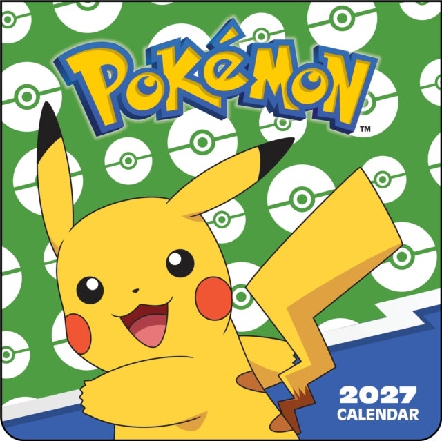 Pokemon 2027 Mini Wall Calendar