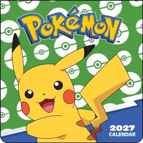 Pokemon 2027 Mini Wall Calendar